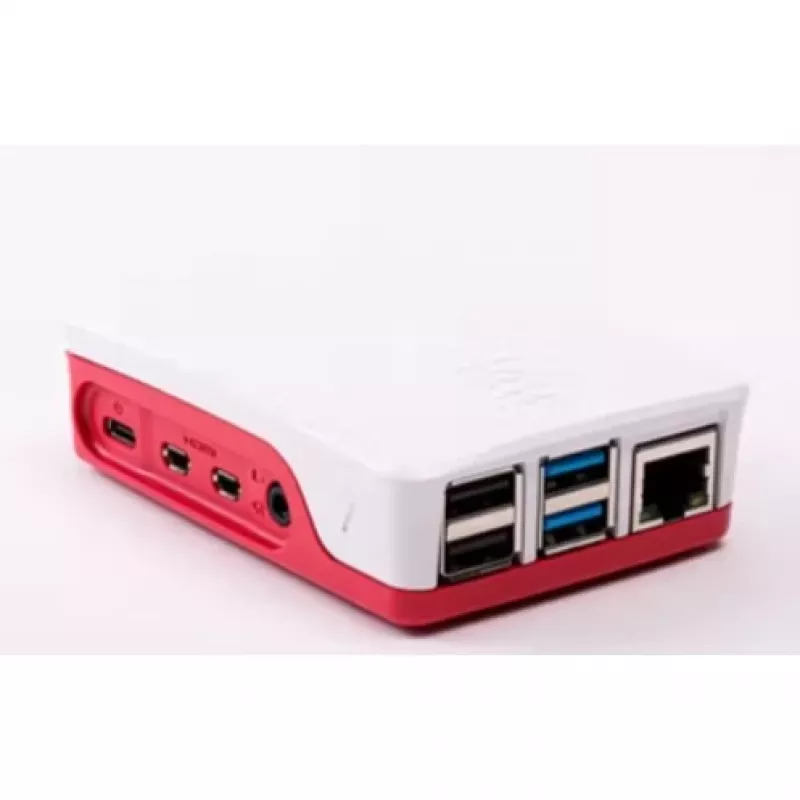 Raspberry Pi 4 Case Red/White Official Protective Enclosure