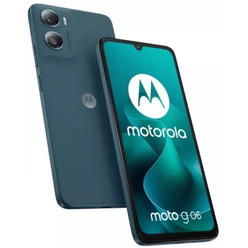 Motorola G06 Tapestry 4/64GB nutitelefon, 6.88 inch ekraan, 50MP kaamera, Dual SIM, 4G LTE, Tapestry Blue