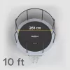 REBEL Active Trampoline PRO 10ft/305 cm koos turvavõrguga, must/sinine