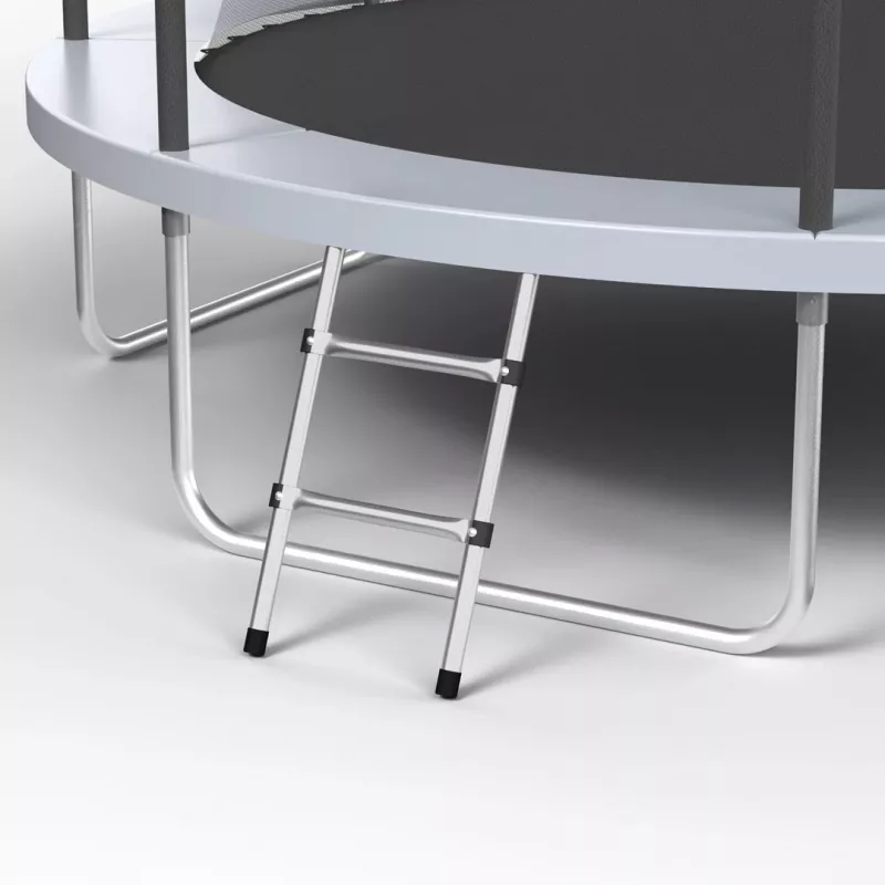 REBEL Active Trampoline PRO 10ft/305 cm koos turvavõrguga, must/sinine
