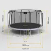 REBEL Active Trampoline PRO 14ft/427 cm with Safety Net and Ladder
