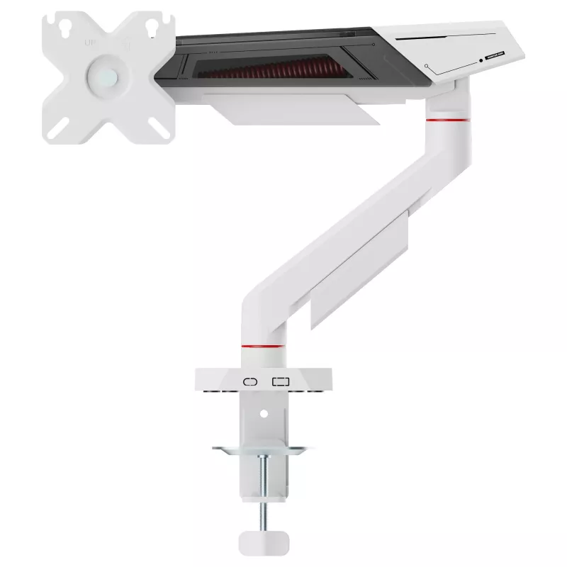 Equip lauakinnitus 17-40 inch ekraanidele, 360° pöörlemine, 12 kg, must/valge