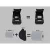 Equip 58/80mm termiline POS-kviitungiprinter automaatse lõikuriga, USB/Bluetooth/WiFi/kassasahtli ühendus, must