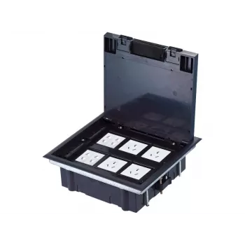 ALANTEC Floor Box 6M 6 x (45x45) Adjustable Depth for Technical Floor