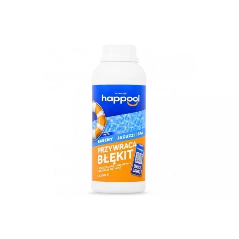 Acrylmed LAZUR C vedelik hägususe eemaldamiseks basseiniveest, 0,5 L
