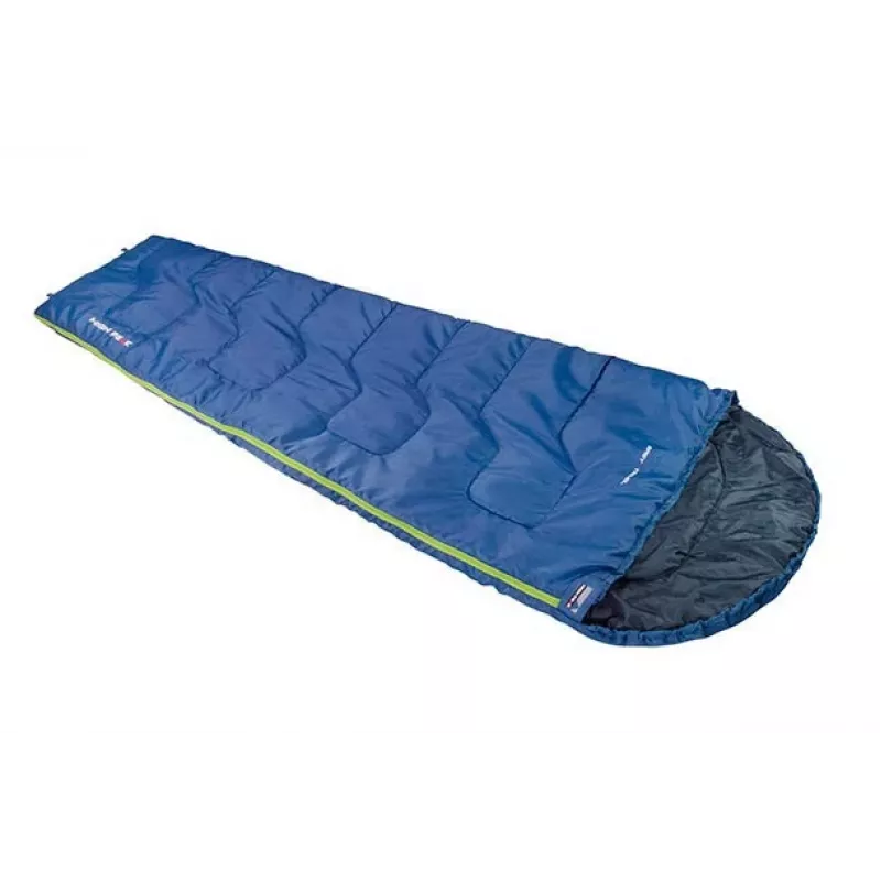 High Peak Easy Travel Semi-rectangular Sleeping Bag Blue 20090