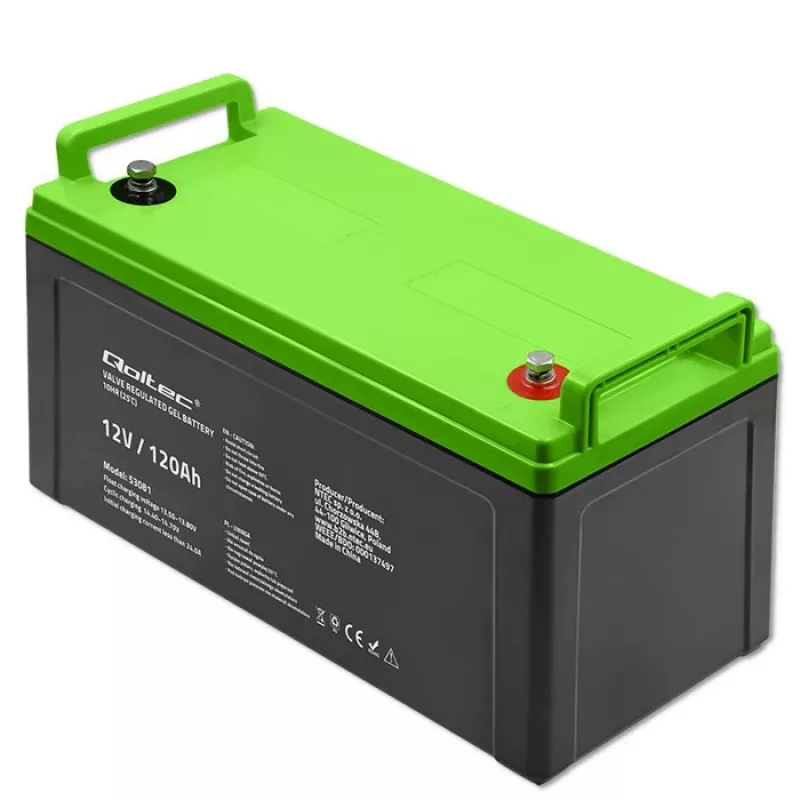 Qoltec 53081 Geelaku 12V 120Ah GEL 34.8kg