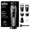 Braun BT7420 Habemeajaja - Mitmeotstarbeline Trimmer - Must/Hall