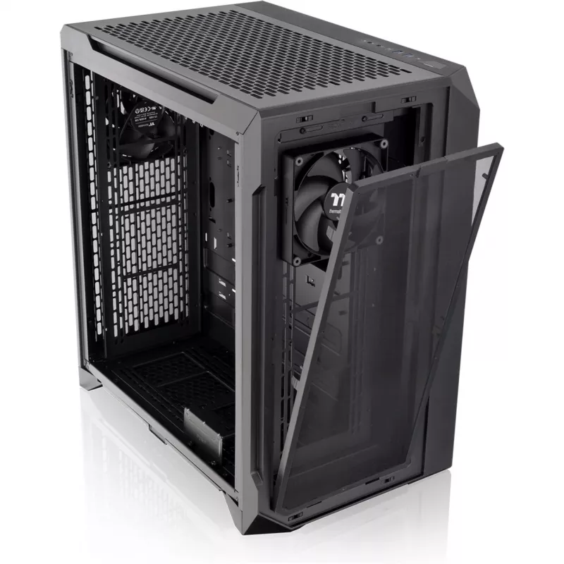 Thermaltake CTE C700 Air Mid Tower E-ATX korpus karastatud klaasist küljepaneeliga, must