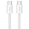 Baseus Superior USB C to USB C andmekaabel 1 m 30 W Valge