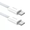 Baseus Superior USB C to USB C andmekaabel 1 m 30 W Valge