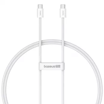 Baseus Superior USB C to USB C andmekaabel 1 m 30 W Valge