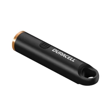 Duracell DK100R Võtmehoidja Taskulamp 100 Luumenit Laetav Must