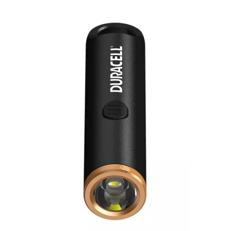 Duracell DK100R Võtmehoidja Taskulamp 100 Luumenit Laetav Must