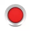Delock 22 mm paneelile paigaldatav surunupp, lame, punane LED, jooteklemmid, 1 NO, 230 V AC/DC