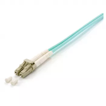 Equip Fiber Optic Patch Cable LC to LC 1.5m Multimode Duplex OM3 Türkiis