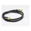 Good Connections SAT antennikaabel SmartFLEX, IEC/Coax isane nurga all emasele, kullatud, neljakordselt varjestatud, 120 dB, must, 2 m