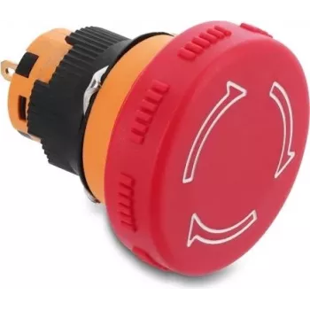 Delock Seenevajutuslüliti 16 mm paneelikinnitusega 2 x jootekontaktiga (lühike) plastikust 32 mm Ø must