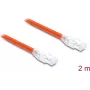 Delock RJ45 võrgukaabel Cat.8.1 S/FTP 2 m kuni 40 Gbps oranž (81181)