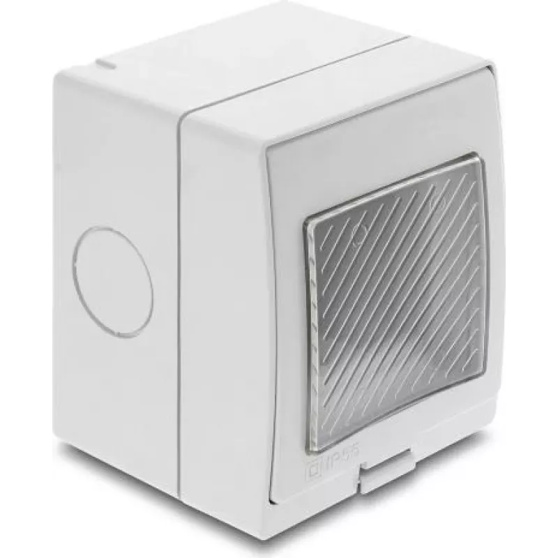 Delock Easy 45 Surface Mount Housing IP55 Waterproof 2 Port (81623)