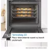 BOSCH HBG571EB4 Sisseehitatud ahi, must, 71 L, pürolüütiline isepuhastus, 7 kütteviisi