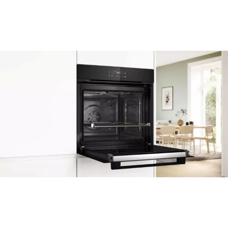 BOSCH HBG571EB4 Sisseehitatud ahi, must, 71 L, pürolüütiline isepuhastus, 7 kütteviisi