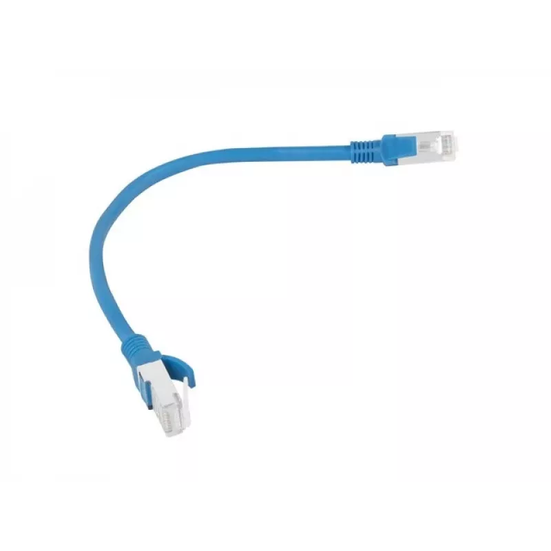 Lanberg PCU6-10CC-0025-B Cat6 U/UTP Ethernet Patch Cable 0.25 m Blue