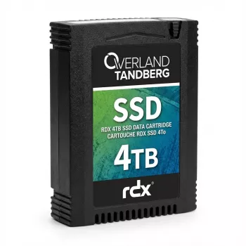 Overland-Tandberg 8886-RDX - 4 TB - RDX SSD Cartridge - koos 3-aastase edasijõudnud asendusteenusega - Tandberg Data RDX QuikStation 4, RDX QuikStation 8, RDX QuikStor jaoks