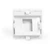 DIGITUS Keystone Module Holder, 1-Port, 45x45mm, Pure White (RAL 9010) for DN-93802-5-SH