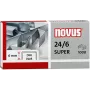 NOVUS 040-0026 Klambrid 24/6 DIN Super, 1000 tk, tsingitud teras