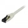 Synergy21 Patch Cable RJ45, CAT8.1 2000MHz, 10m, White, S-STP (S/FTP), TPE/LSZH (SuperFlex), AWG26