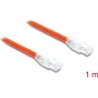 Delock RJ45 võrgukaabel Cat.8.1 S/FTP 1 m kuni 40 Gbps Oranž (81180)