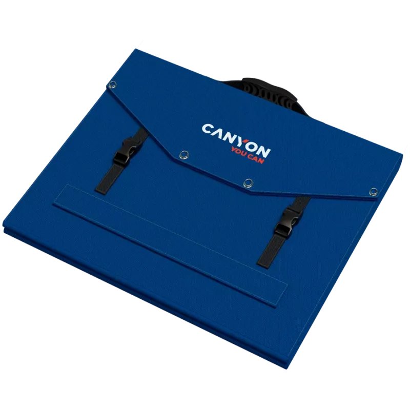 CANYON SP-200 Kokkupandav 200W Päikesepaneel 2x USB-A ja USB-C PD 45W, Must