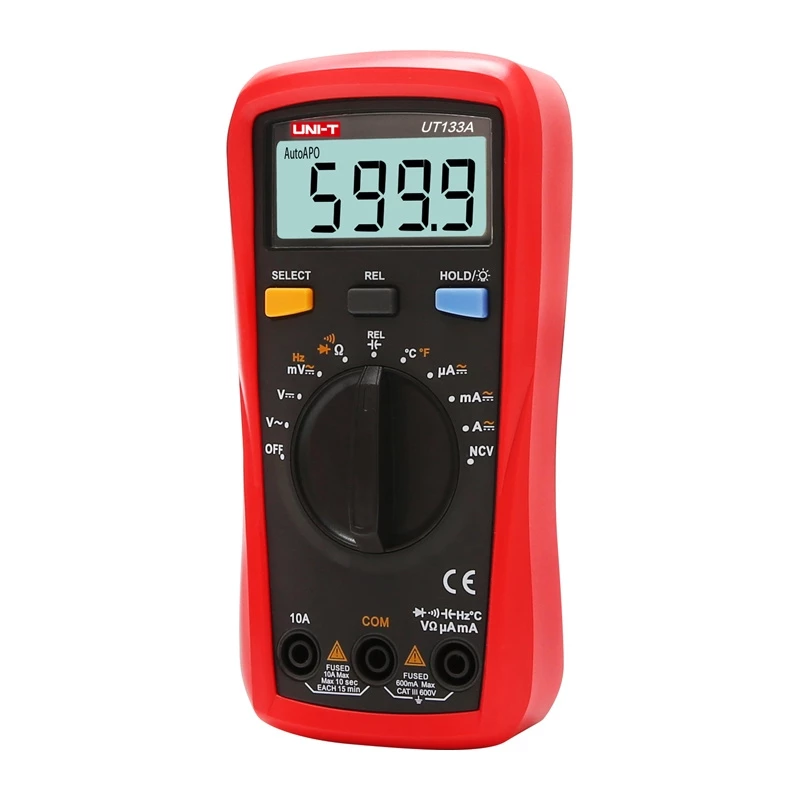 Uni-T UT133A Kaasaskantav Digitaalne Multimeeter 6000 Loendust True RMS Automaatne Vahemik