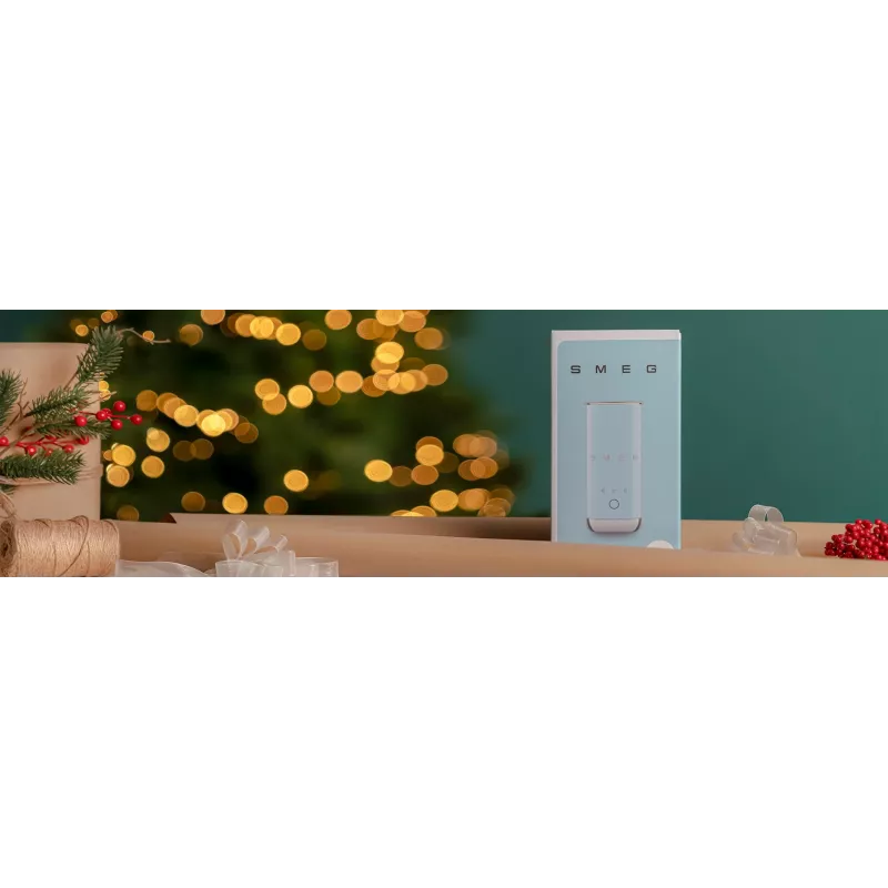Smeg MFF02PBEU Piimavaht, 3 Funktsiooni, Mittekleepuv, 500W, Pastellsinine