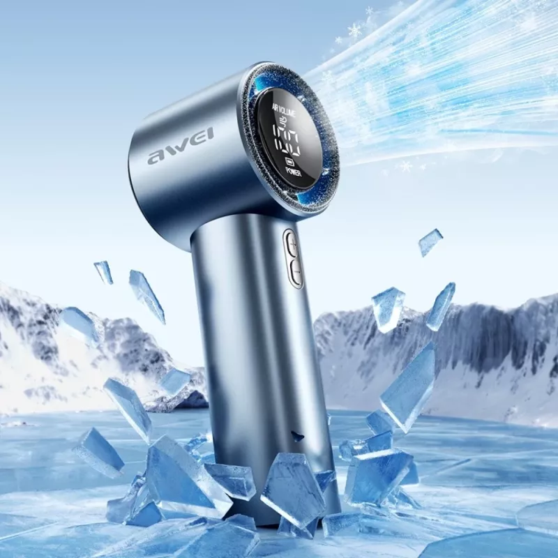 AWEI F38 Mini Handheld Fan Blue
