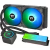 Thermaltake Floe RC 240 All-in-One vedelikjahuti protsessorile, integreeritud RAM-veeblokk, 240mm radiaator, 2x 120mm ARGB PWM ventilaatorit, Intel/AMD