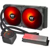Thermaltake Floe RC 240 All-in-One vedelikjahuti protsessorile, integreeritud RAM-veeblokk, 240mm radiaator, 2x 120mm ARGB PWM ventilaatorit, Intel/AMD