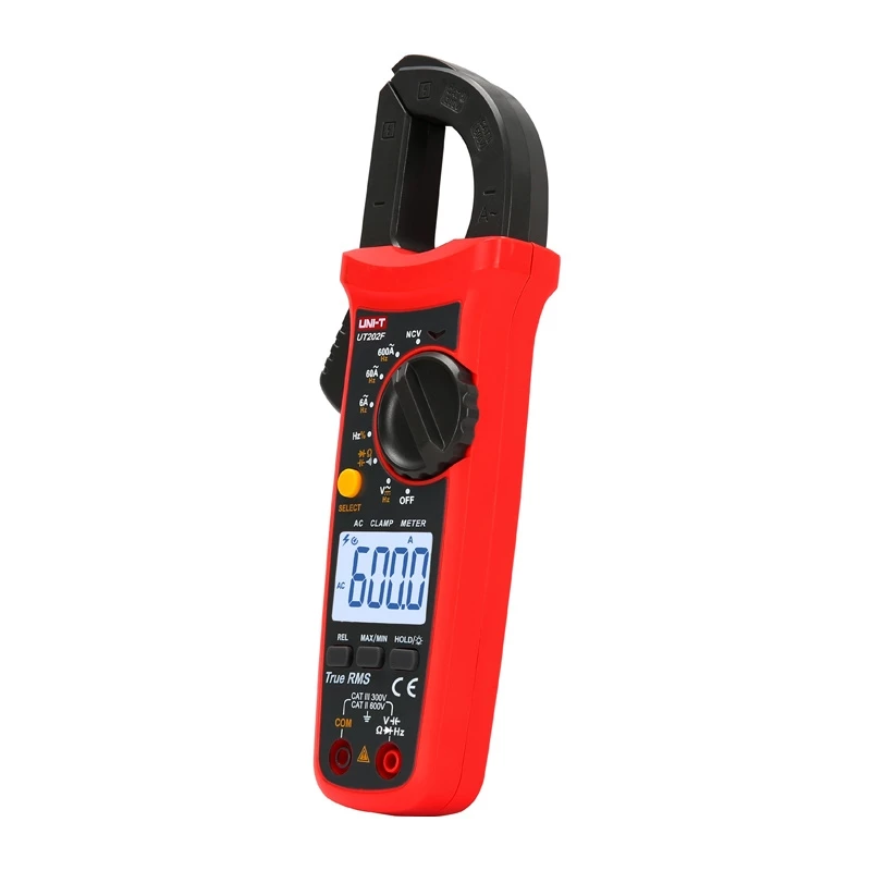 Uni-T UT202F Digitaalne klemmimõõtur 600A AC/DC True RMS NCV