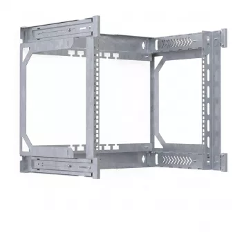 EFB Elektronik Tagaraam X-Rack Seinale Paigaldatava Korpuse jaoks 400-600mm 9U 600x500mm Tsingitud (WGX-BF09)