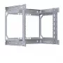 EFB Elektronik Tagaraam X-Rack Seinale Paigaldatava Korpuse jaoks 400-600mm 9U 600x500mm Tsingitud (WGX-BF09)