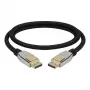 GOOD CONNECTIONS Premium DisplayPort 2.0 kaabel, 54 Gbit/s, UHBR 13.5, 4K @240Hz / 8K @60Hz, täismetallist pistik, vask, 3m, must
