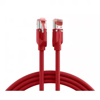 EFB-Elektronik RJ45 Patch-kaabel Cat.6A S/FTP LSZH Draka UC900 TM21 Punane 0,25 m
