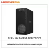 HP OMEN 16L Desktop TG03-0177ng, must metall, Ryzen 7 8700F, 32GB RAM, 1TB SSD, GeForce RTX 5060 Ti