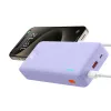 Baseus Airpow - 20 000 mAh 20W Power Bank (Lilla)