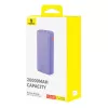 Baseus Airpow - 20 000 mAh 20W Power Bank (Lilla)