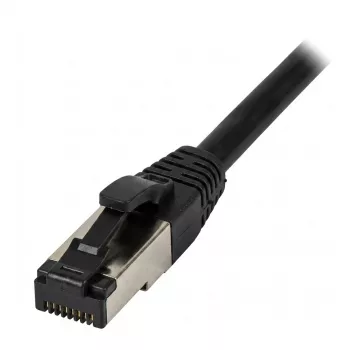 Synergy21 Patch Cable RJ45, CAT8.1 2000MHz, 5m, Must, S/FTP, TPE/LSZH (SuperFlex), AWG26