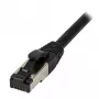 Synergy21 Patch Cable RJ45, CAT8.1 2000MHz, 5m, Must, S/FTP, TPE/LSZH (SuperFlex), AWG26