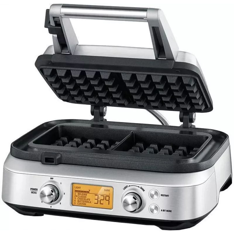 Sage SWM620BSS4EEU1 Smart Waffle Pro Belgia vahvlimasin, 1000W, harjatud roostevaba teras