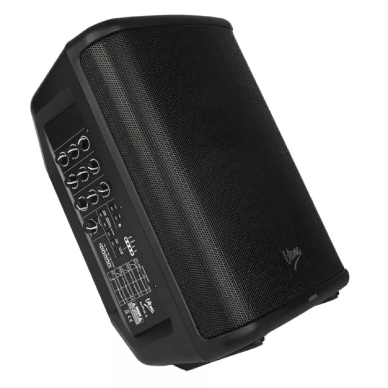 V-TONE ALPHA 8 Aktiivne Akutoitel Kolonnsüsteem Sisseehitatud Mikseriga, 300W RMS, 8-tolline Bassikõlar, Bluetooth, USB/SD, Kaja